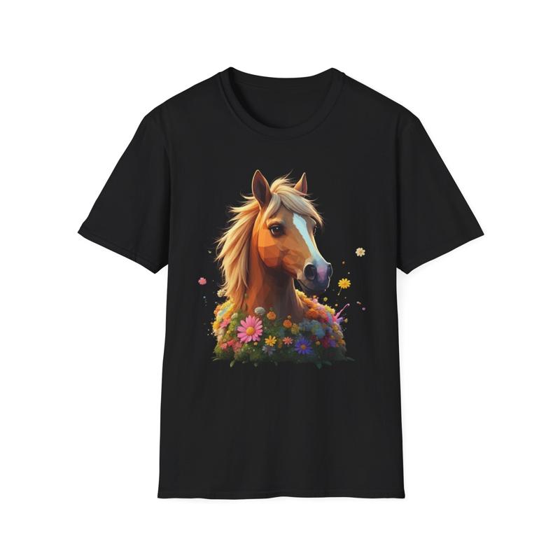 Yellow Horse Softstyle T Shirt S