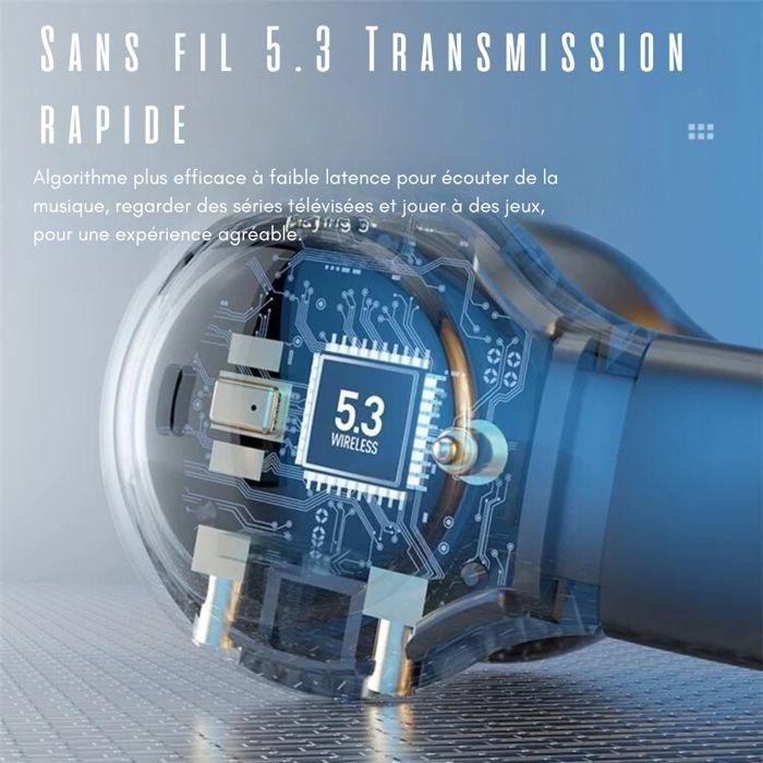 Auriculares Bluetooth - SHOP-STORY - HEADFIT - Autonomía 6h - Son HiFi 9D - Diseño Ergonómico