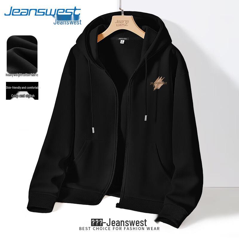 

Jeanswest Men s 2025 Hooded Zip-Up Casual Jacket 2XL
