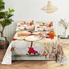 Santa Claus Three Piece Bedding Reindeer Christmas Decoration Quilt Cover