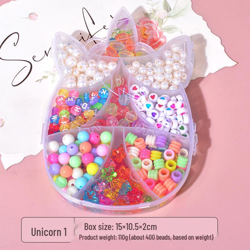 Jouets en perles faits à la main: Kit de Bijoux pour Filles DIY avec Bracelets et Colliers Puzzles Créatifs