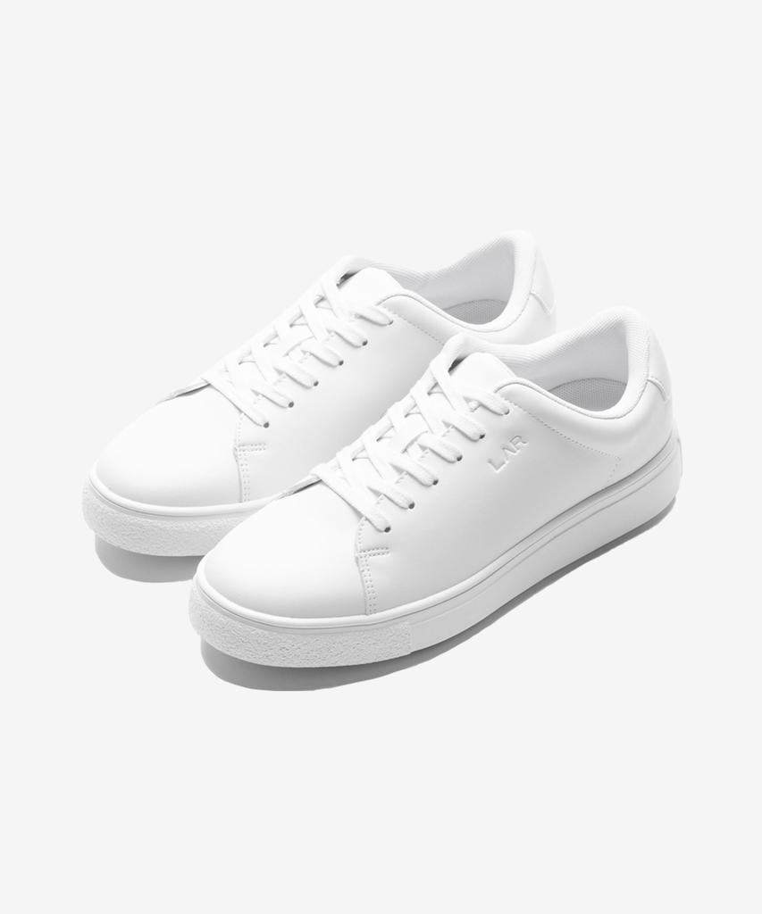 Lar Recycled Leather Earth Sneakers 3.0 [White] (Heel 3.5Cm)