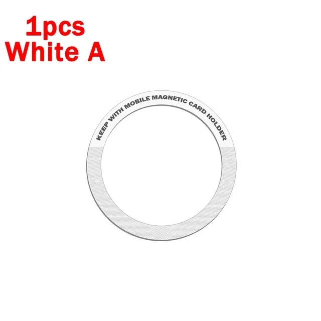 7/5/1pcs Universal Stainless Steel Magnetic Metal Plate Ring for Apple IPhone 15 14 Magsafe Wireless Charger Metal Iron Stickers