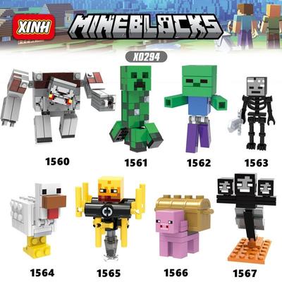 Mine Craft Bausteine ​​Spielzeug Minifiguren Kinder Geschenk X0294