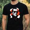 Men's T-Shirt Vampire with Sunglasses Motif Cotton Size XS To 5XL