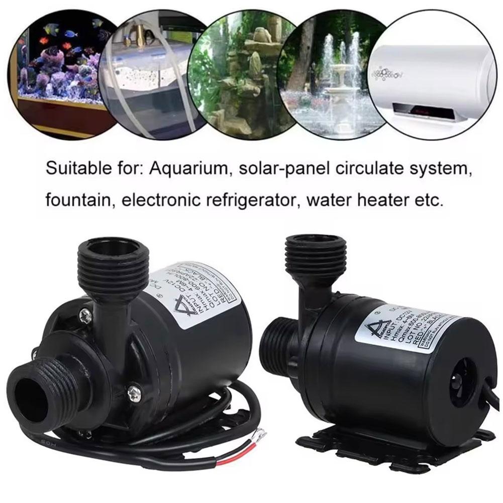 Portable Quiet Water Pump Brushless Motor Diving Aquarium Water Pump Pond Fountain Garden Submersible Pump
