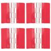 4Pcs Clear Acrylic Self Adhesive Hinges Flexible Replacement for Small Box Cabinet Drawer Door Furniture Small Hinges