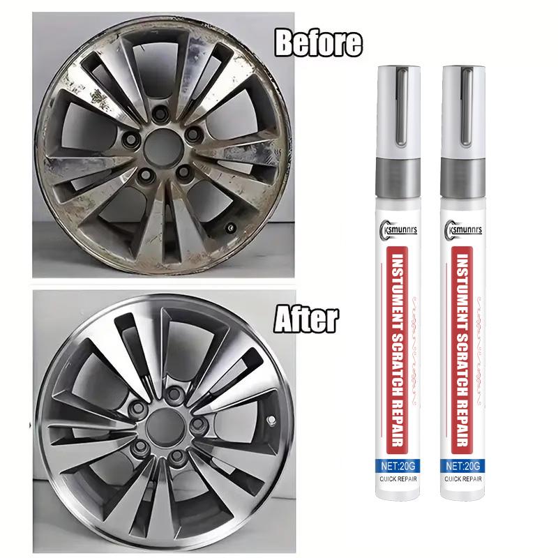 Repair Paint Pen Metal Touch Up for Wheel Rim Door Handle and Car Chrome Scratch Restoration Touchup Paint2