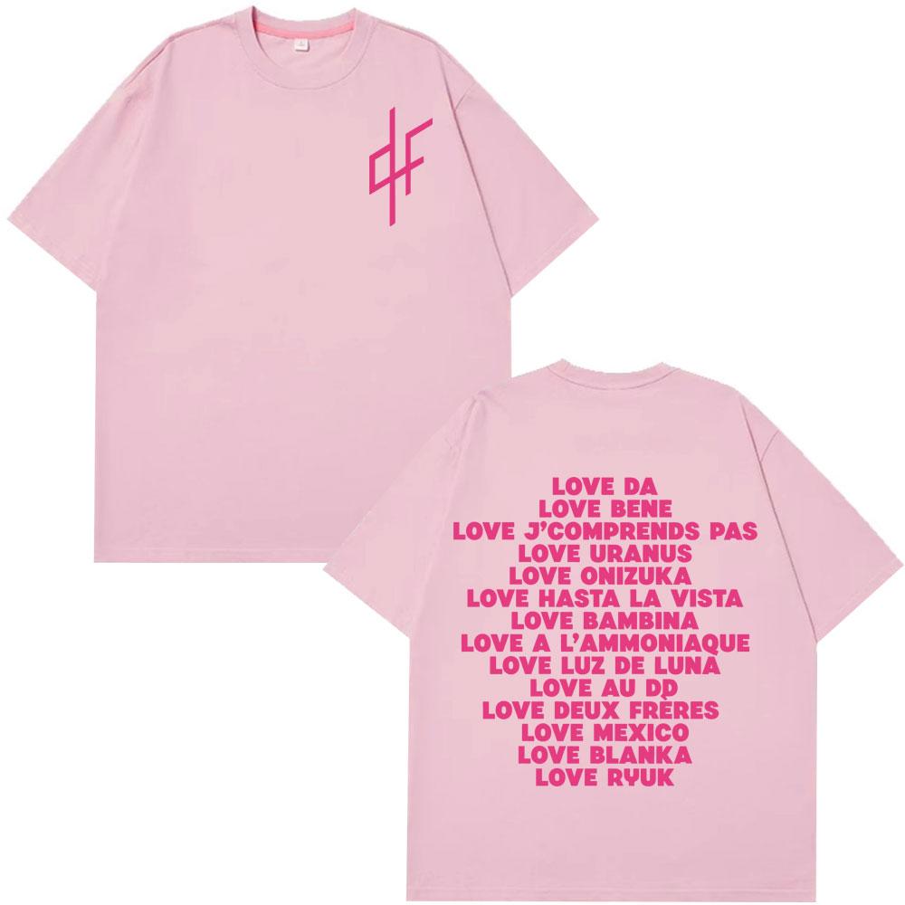I Love PNL Fashion Graphic Print Harajuku Tshirt Unisex Women Hip Hop Short Sleeve Aesthetic Trend of Loose Casual Cotton T Shirts