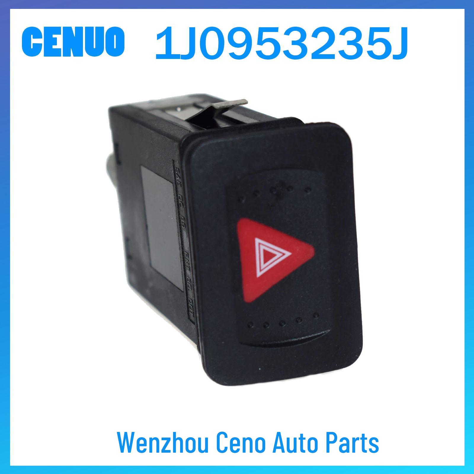 Volkswagen Jetta/Bora/Golf 1J0953235J Hazard Light Switch Compatible with 1J0953235C Electric