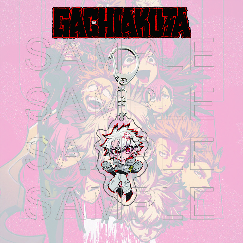 

Gachiakuta Anime Acrylic Keychain&Standee – Rudo, Enjin, Zanka, Riyou Figure KeyRing Bag Charm Cute Collectible Gift Desk Decor 10 cm