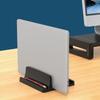 1PC Vertical Laptop Stand For Desk,Dual Slots Plastic Laptop Holder with Space Saving Design,Laptop Stand Storage Rack