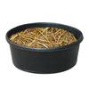 Feeding Pans 4L  Plastic Horse Feeder Dog Bowl Pig Feeder Goat Chicken Manure Bath Container Large Utility Feed Bucket Feed Pan