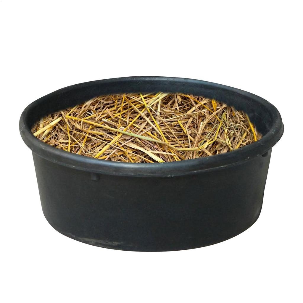 Feeding Pans 4L Plastic Horse Feeder Dog Bowl Pig Feeder Goat Chicken Manure Bath Container Large Utility Feed Bucket Feed Pan