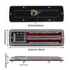 Biqing Trailer Brake 24V Rear Tail Truck Reverse Stopper Flowing Turn Signal Indicators for Car Tractor Trailer Camper Lights, Lights, 2-Piece