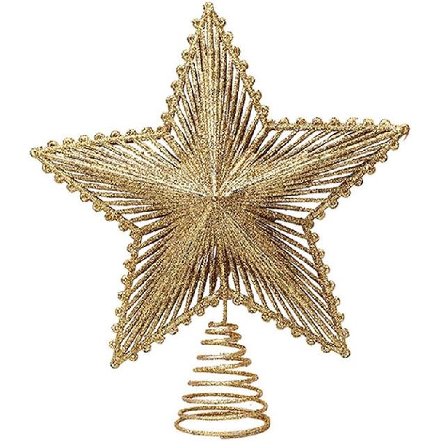 Valentine Day Tree Topper Glitter Star Tree Topper for Valentine s Day Party Wedding Holiday Ornament Home Decoration