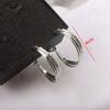 Gold Metal Dangle Earrings Punk Personality C-shaped Women Drop Earrings Hollow Geometric Statement Fashion Ear Jewelry