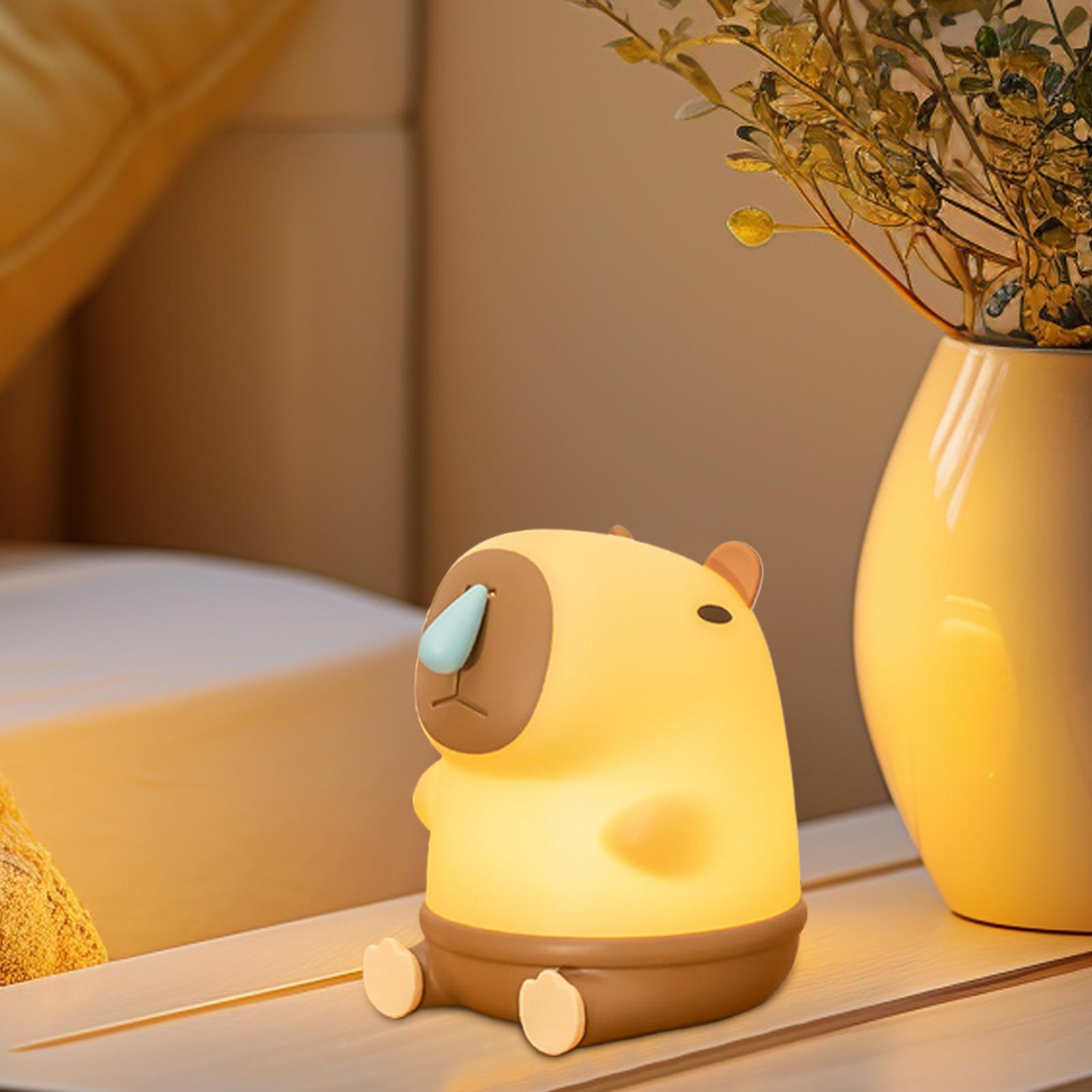 

Animal Lamp Cute Snot Capybara Ambient Lighting Cute Capybara Night Light For Bedroom Living Room Nightstand College Dorm China Mainland