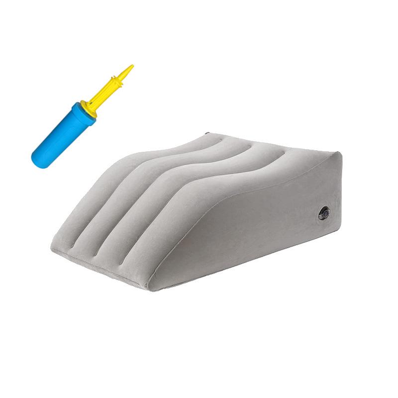 PVC Inflatable Wedge Pillow: Leg Rest, Lumbar Support, and Backrest Cushion