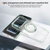 For iPhone 17 Pro Case Compatible with MagSafe Rotating Kickstand Shockproof TPU PC Acrylic Clear Phone Back Cover