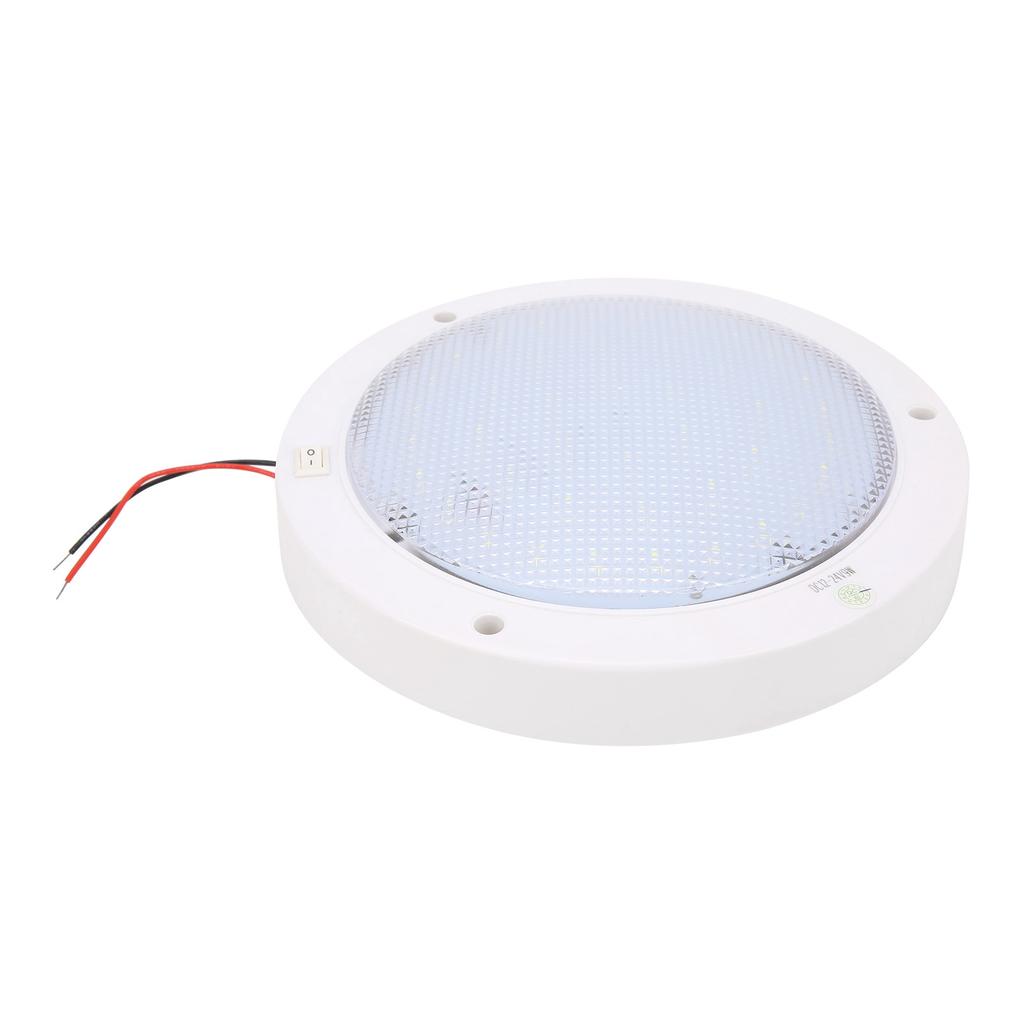 LED Panel Light with Switch Solar Energy System for Ship RV Kitchen Roof Cabinet 12V(Pure White (60006500K) )