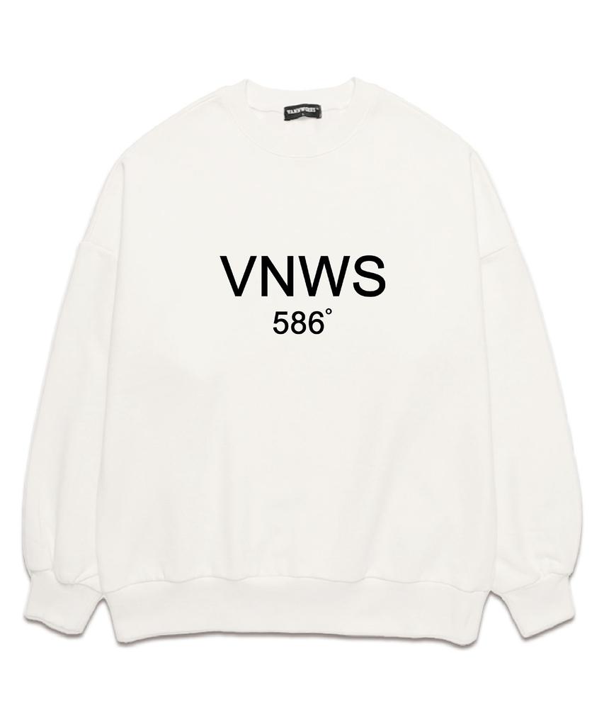 VANNWORKS Vnws 586 Oversized Sweatshirt (Vls0043) White/Black