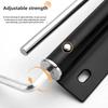 Stainless Steel Automatic Door Closer Push-Pull Door Anti-Collision Silent Door Closer Hydraulic Adjustable Easy Home Use