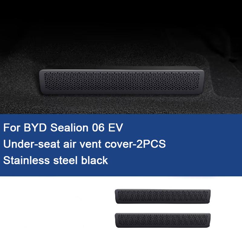 

Air Outlet Covers For BYD Sealion 06 2025~2027 Sea Lion 06 EV DM-i Car Under Rear Seat Ventilation Conditioner Vent Accessories