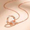 Möbius Sterling Silver Couple Necklace - Endless Love Gift for Valentine's, Christmas, Birthday
