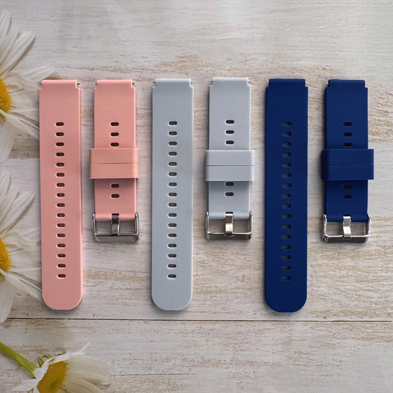 1 Stück 22 mm Ersatz-Silikonarmband Universalarmband Zubehör Hohe Qualität oder Samsung Active Smartwatch-Armband Huawei Watch