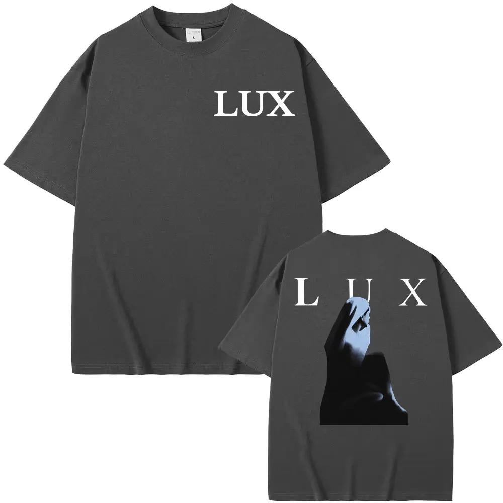 Rosalia Singer LUX New Album Graphic TShirt Unisex Casual Short Sleeve Trendy Hip Hop Streetwear Men And Women Tshirt