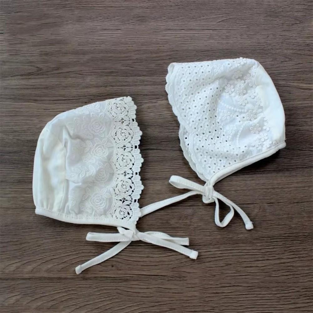Adjustable Baby Lace Hats Cotton Newborn Cap Fashion Toddler Sun Hat Outdoor