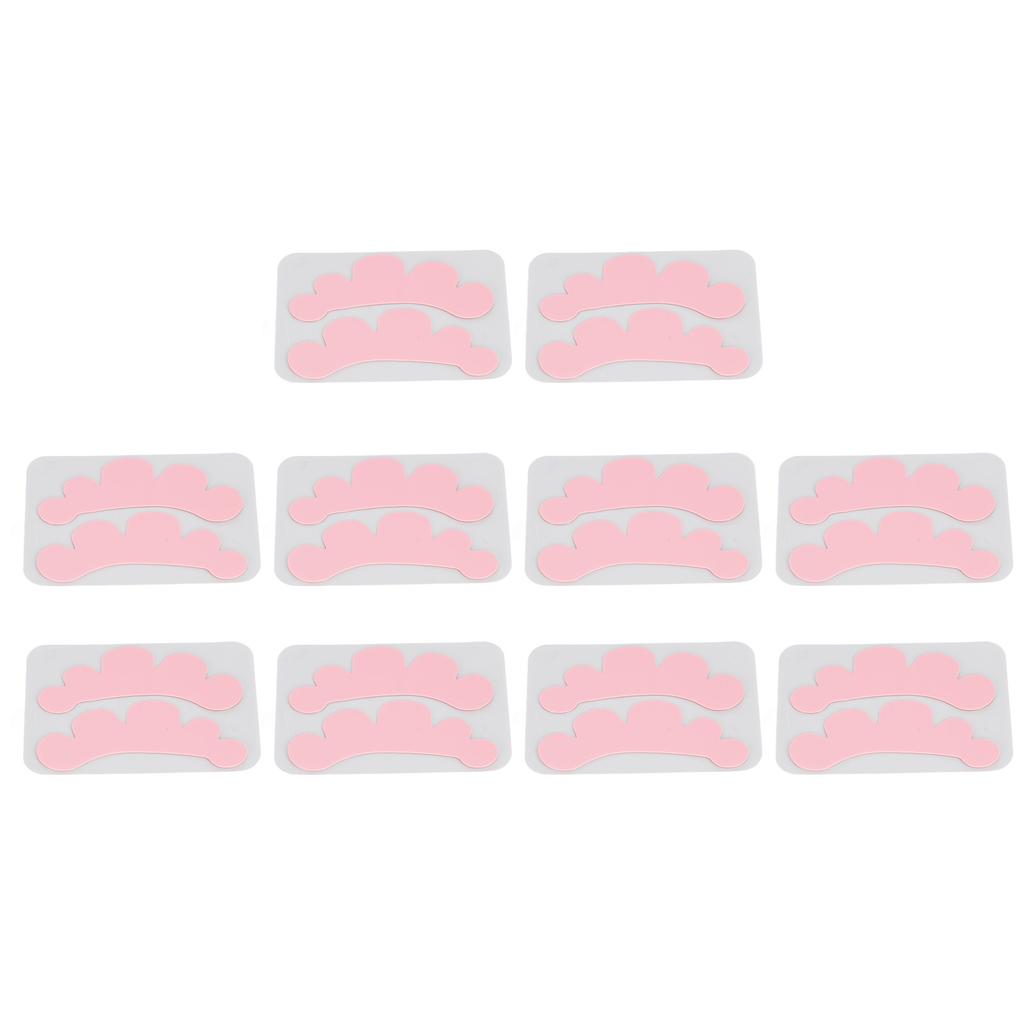 10 Pairs Silicone Eyelash Extension Under Eye Pads Arch Shape Reusable Eyelash Extension Patches