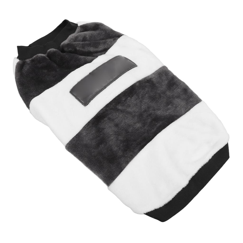 Dog Warm Clothes Round Neck Soft Skin Friendly Dog Winter Shirt for Medium Large Pet