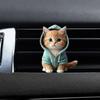 Pink Green Fragrance Vent Clip Acrylic Decorative Aromatherapy  Car Interior Accessories
