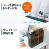 Sanwa Direct Laptop Angle Fits up to Stand/Data Holder, 6-Level Adjustment, 15.6-inch Laptops, 200-DH006BK