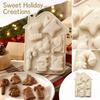 Christmas House Silicone for Baking, Chocolate Candy and Tray - Holiday Treats