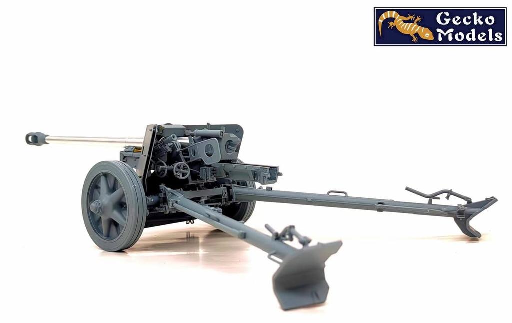 Gecko Models German PaK40 Gun Early Model Plastic Model GEC16GM0012 1/16 7.5cm Anti-tank (cannon)