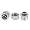 2PCS G1/4 Pass-Through Fittings OD 14MM Extender Connector Hard Tube Fitting PC Cooling
