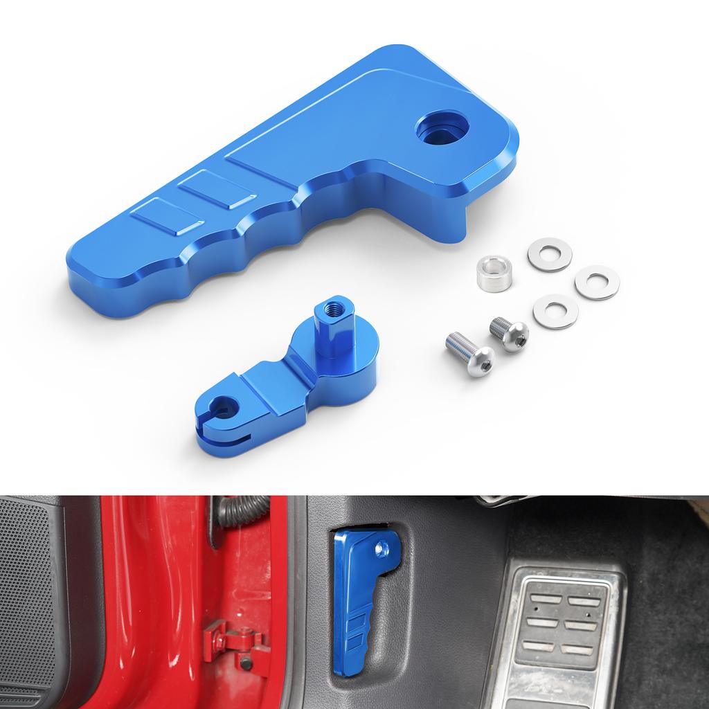 BEVEE Aluminum Engine Hood Release Lever Handle for VW Golf 7 MK7,for SEAT Leon 5F,for Skoda Octavia 5E,Replace for 6R1823533