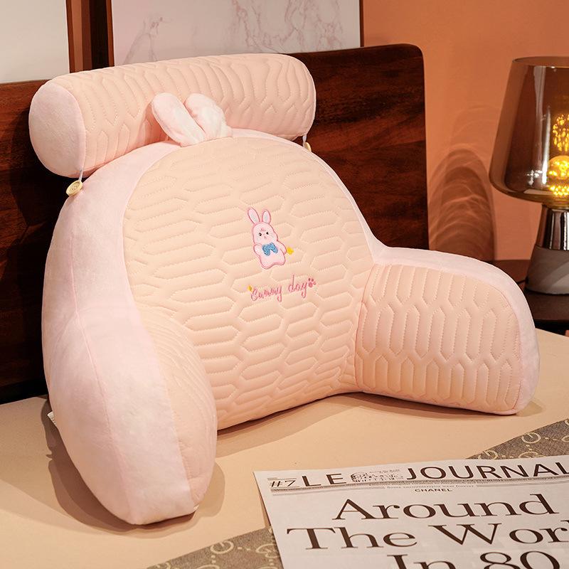 Bedhead Backrest Cushion Dormitory Reading Pillow Pregnant Women Protect Their Waist Cartoon Pattern Seat Cushion All-season