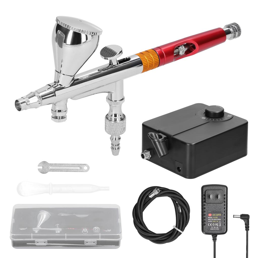 Set de pompă de aer profesională multifuncțională T218 0,3 mm Airbrush Max 30PSI pentru modele de artă DIY