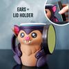 Yousheng Ice Cream Pint Holder 3D Printing Bat Ice Cream Pint Containers Reusable Plastic Ice Cream Tub Halloween Dessert Container