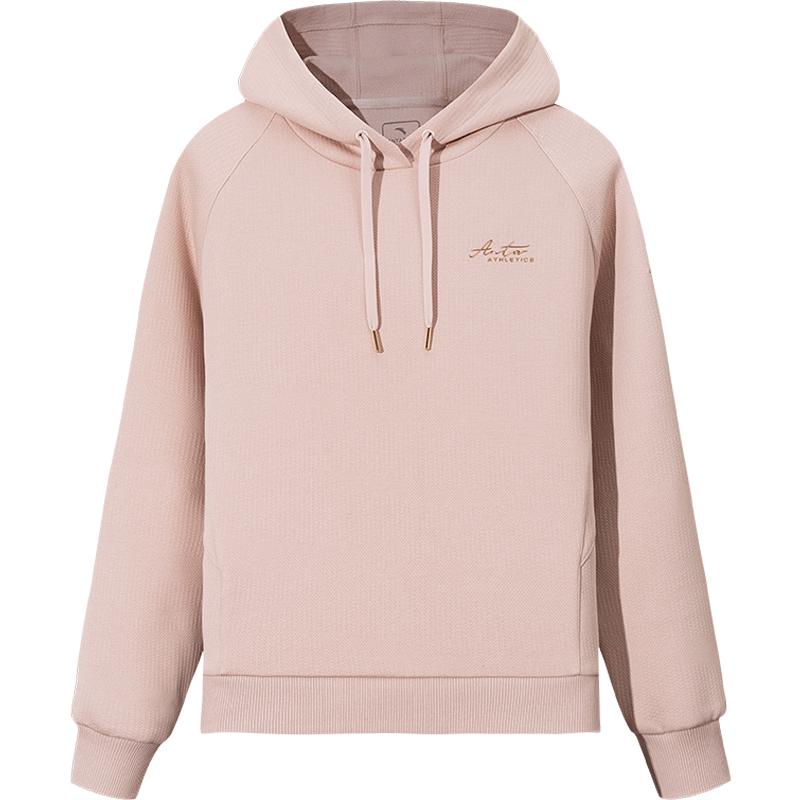Anta Women's Loose Fit Hooded Pullover Sweatshirt