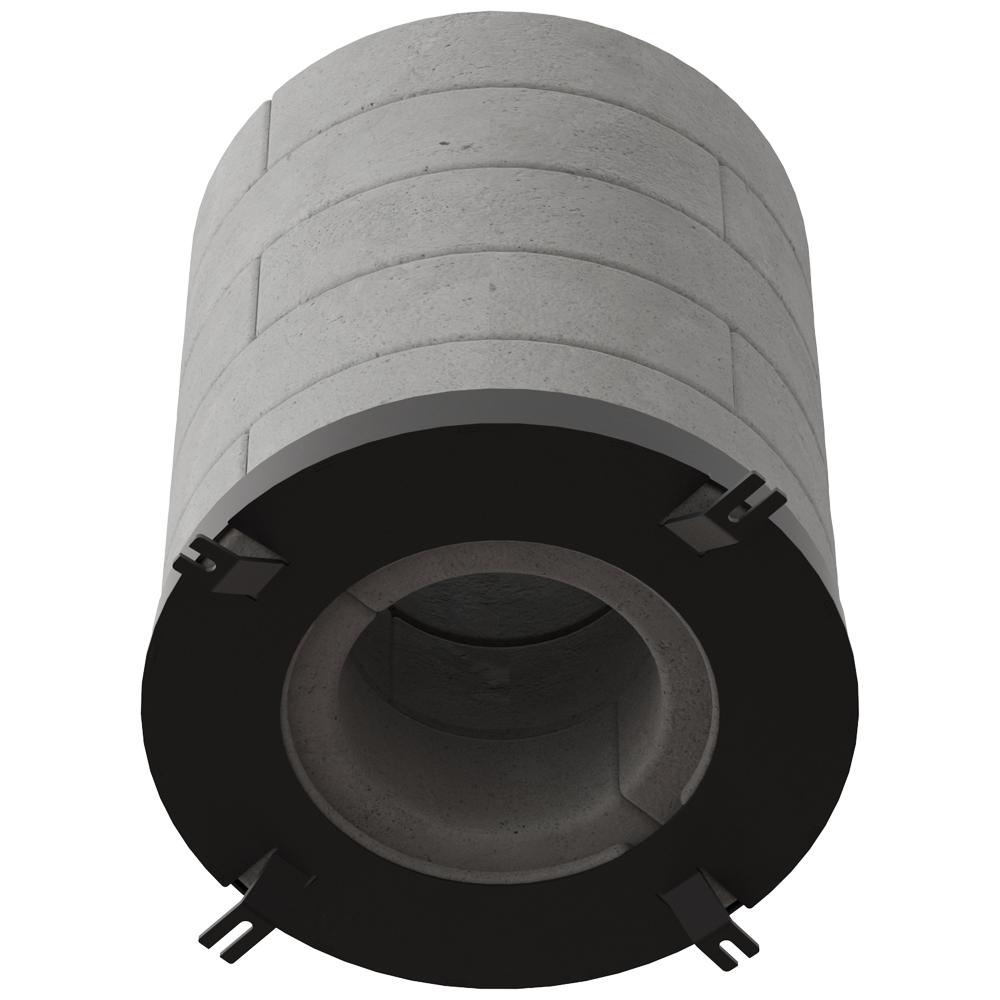 Sada betonových akumulačních disků 10 ks. 5 vrstev pro kamna REN/L