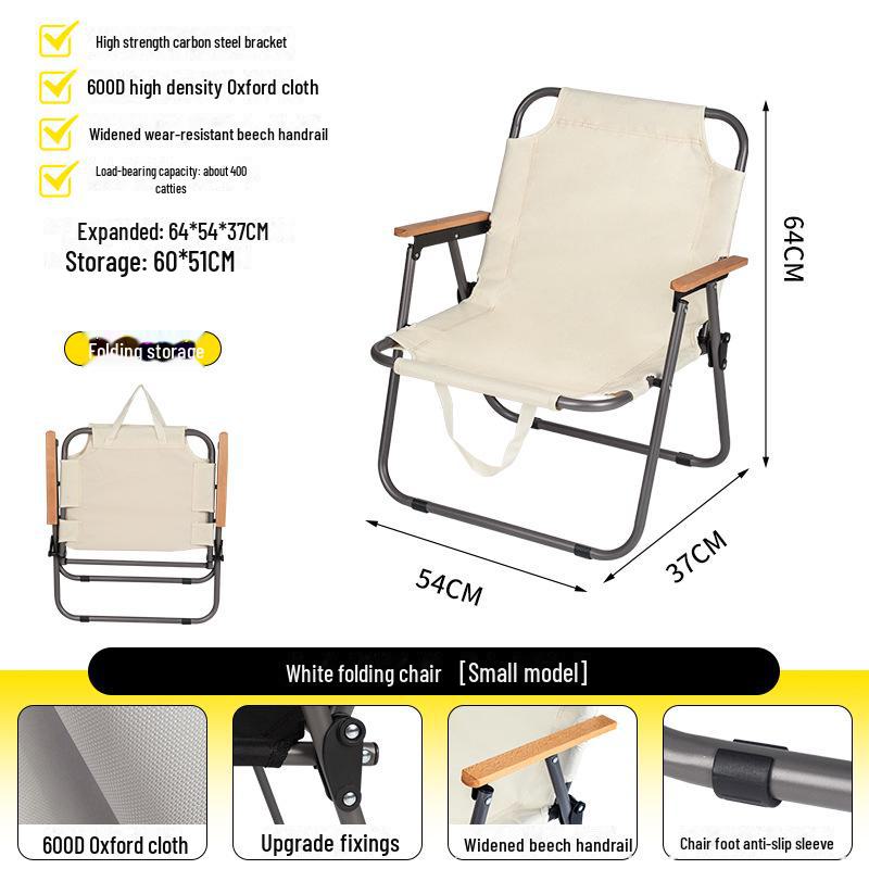 "Kermit Portable Ultralight Folding Camping Chair for Outdoor Beach and Picnic"