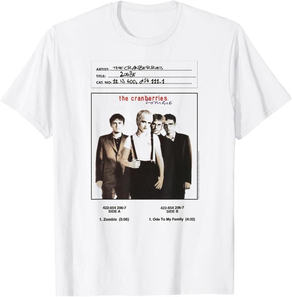 The Cranberries Zombie Vinyl Handwritten Vintage Band T-Shirt