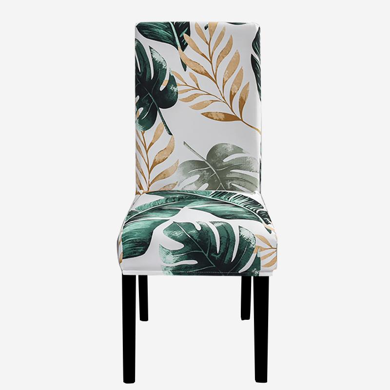 

Чохли на стільці з принтом. Еластичні накидки на кухонні сидіння. Еластичні чохли на стільці зі спандексу для їдальні, весілля, готелю, банкету, які можна прати, 1 шт. Universal
