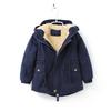 Children's Solid-color Thickened Coat Jackets For Girls And Boys