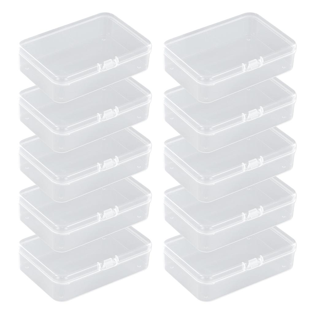 Transparent Design Mini Plastic Storage Box Jewelry Bead Screw Organizer Container Case Easily Find What You Need